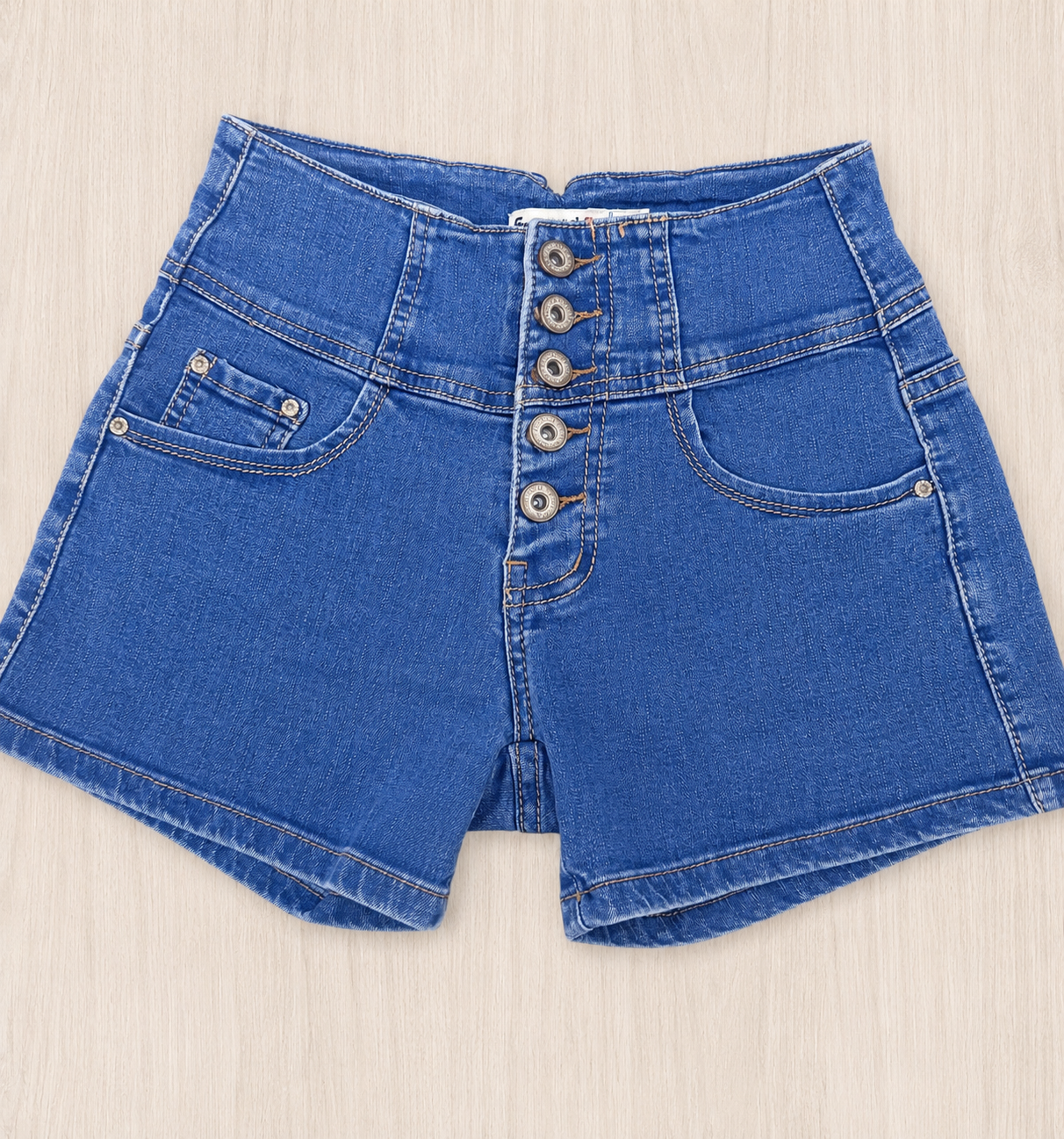 Short en jean taille haute G-Smack – Taille XS (34)