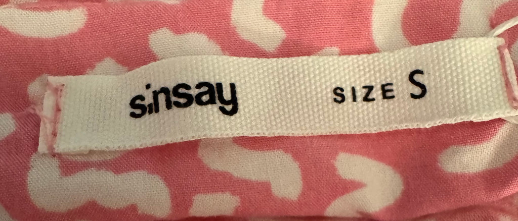 Jupe courte rose imprimée SinSay – Taille S