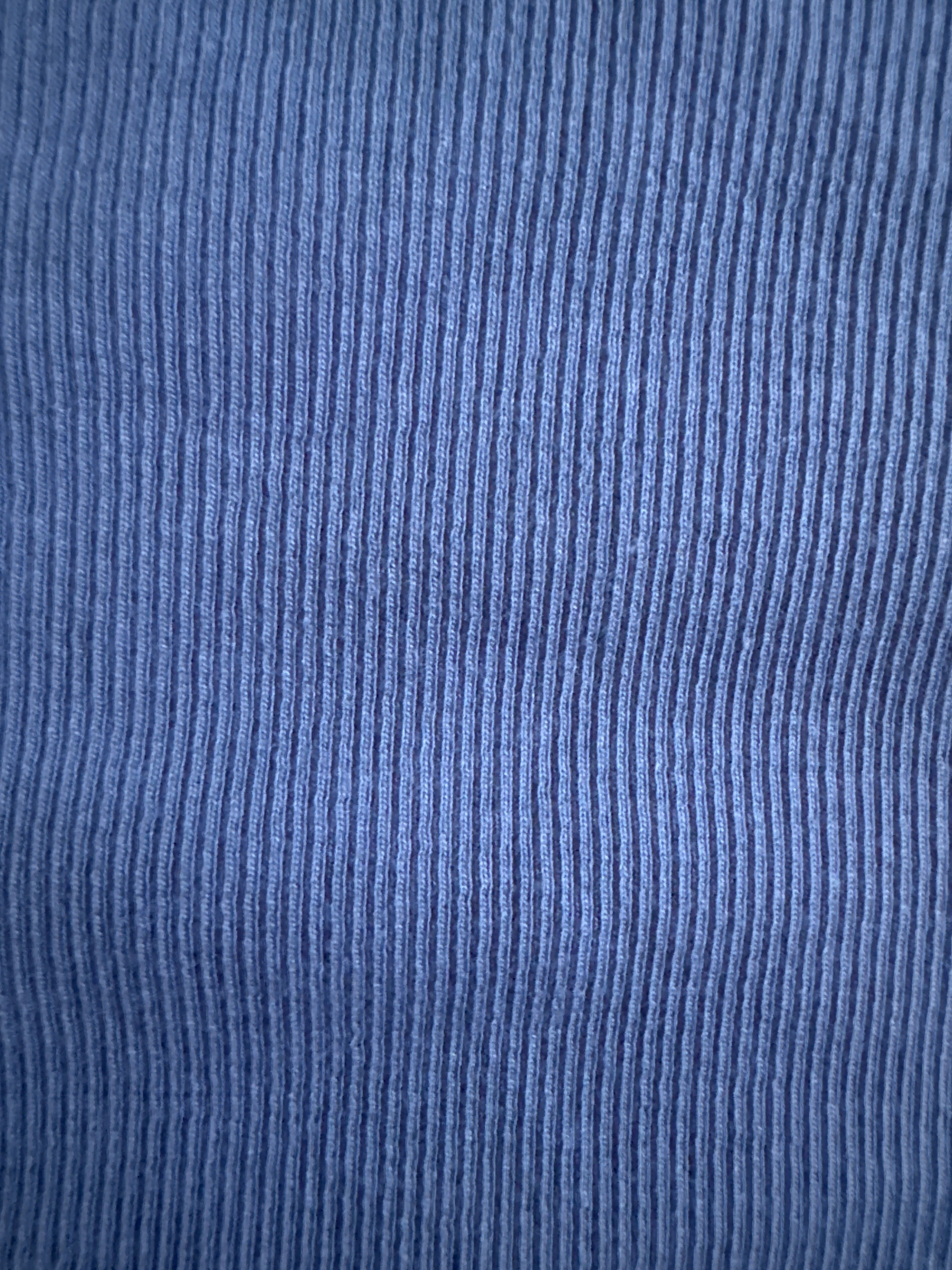 Robe moulante côtelée bleu pervenche H&M – Taille M