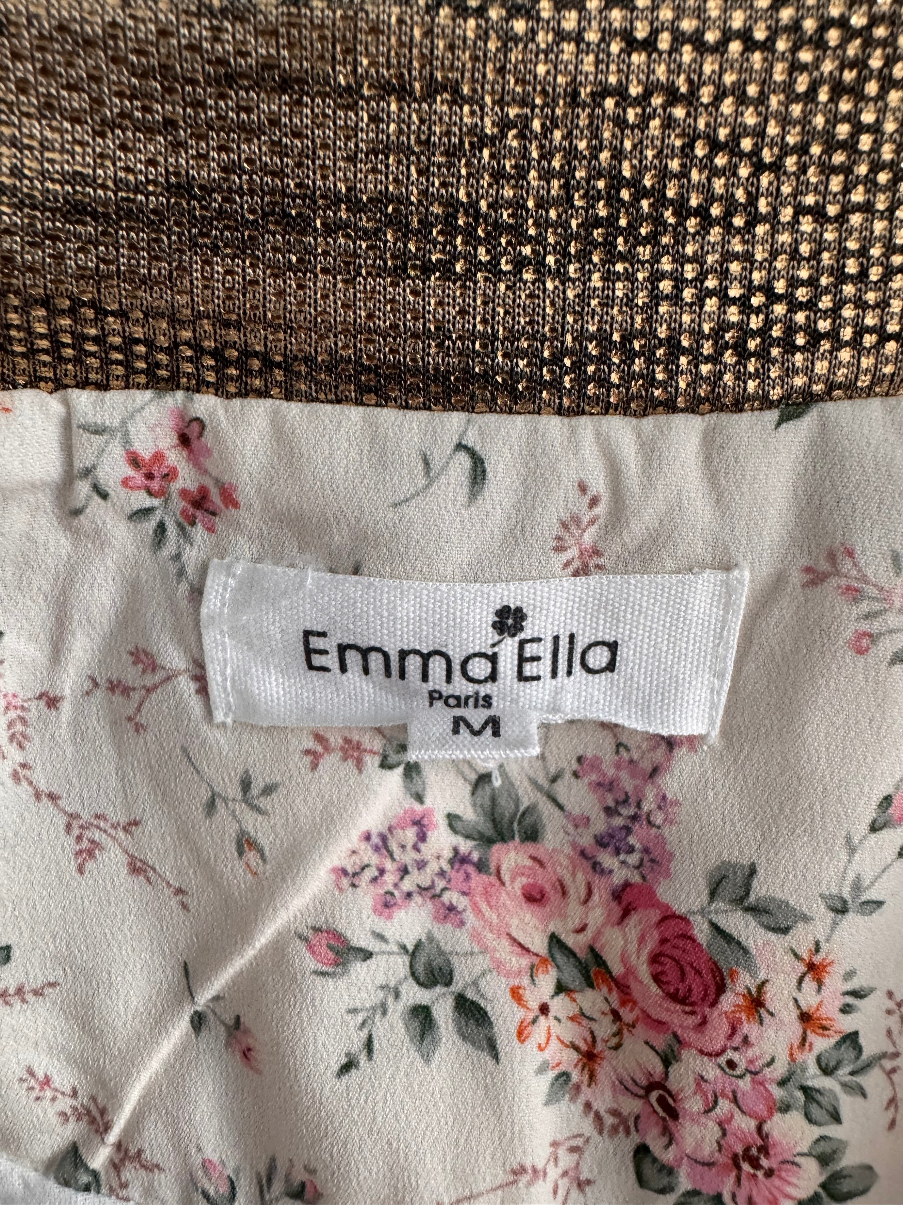 Veste bomber fleurie – Emma Ella Paris – Taille M