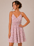 Robe fleurie à fines bretelles – SHEIN