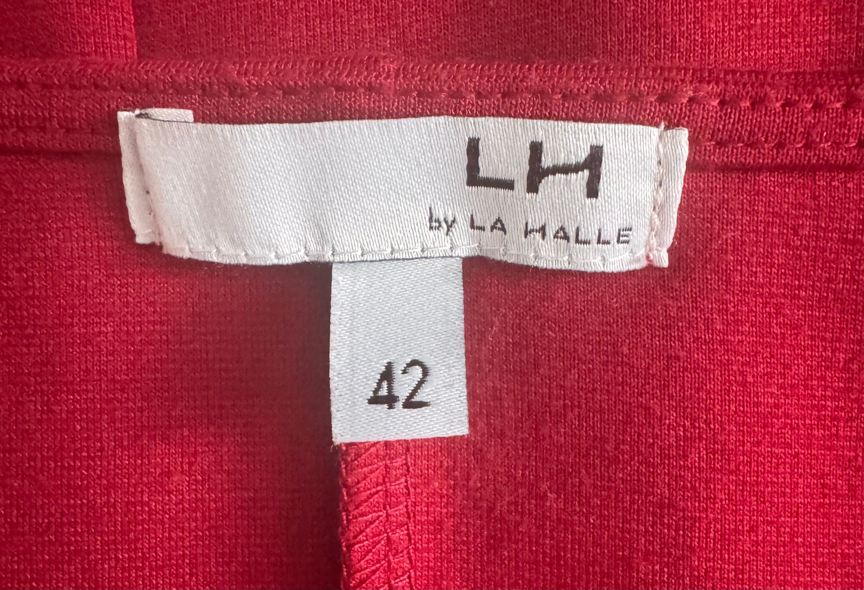 Robe rouge élégante LH by La Halle – Taille 42