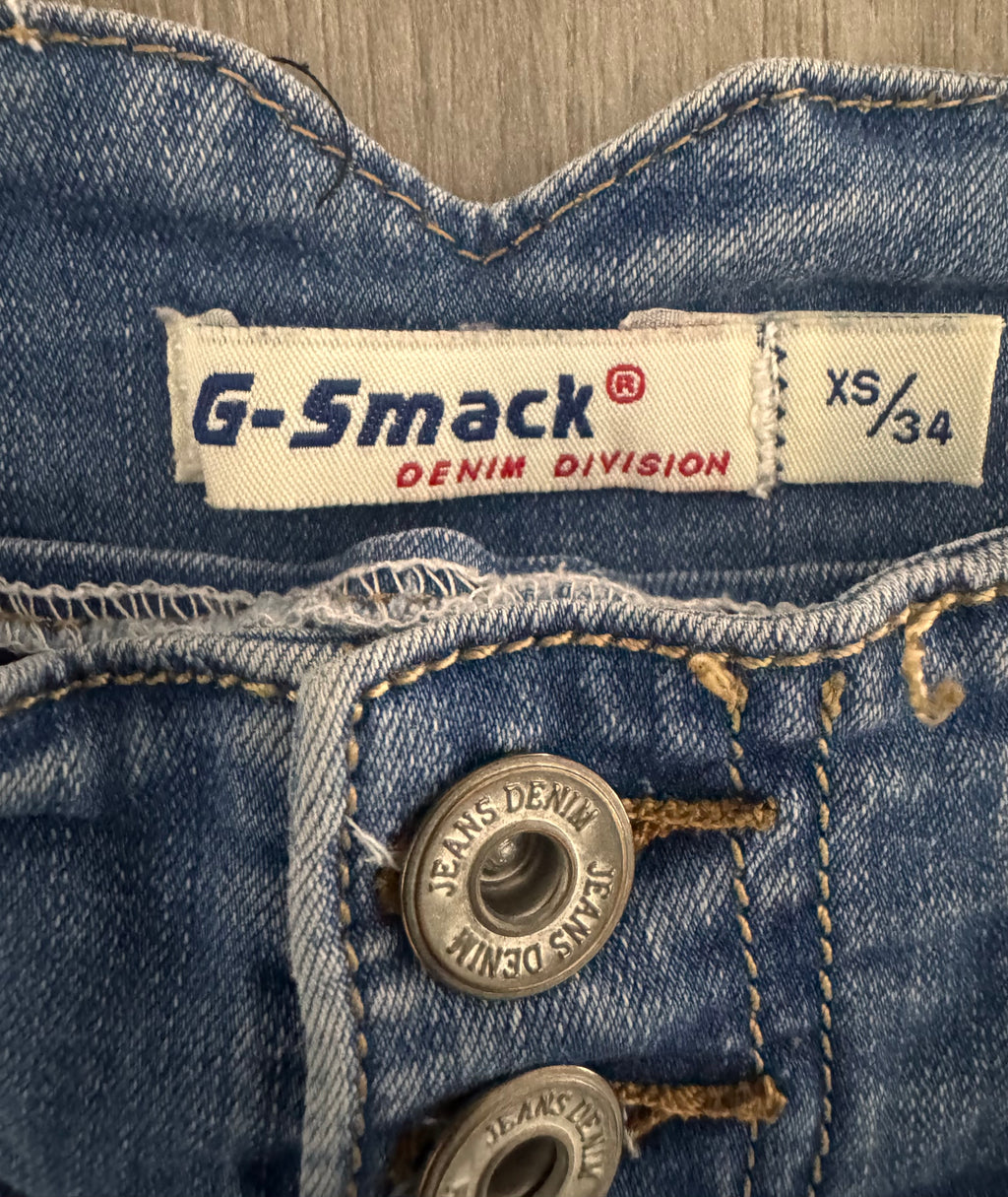 Short en jean taille haute G-Smack – Taille XS (34)