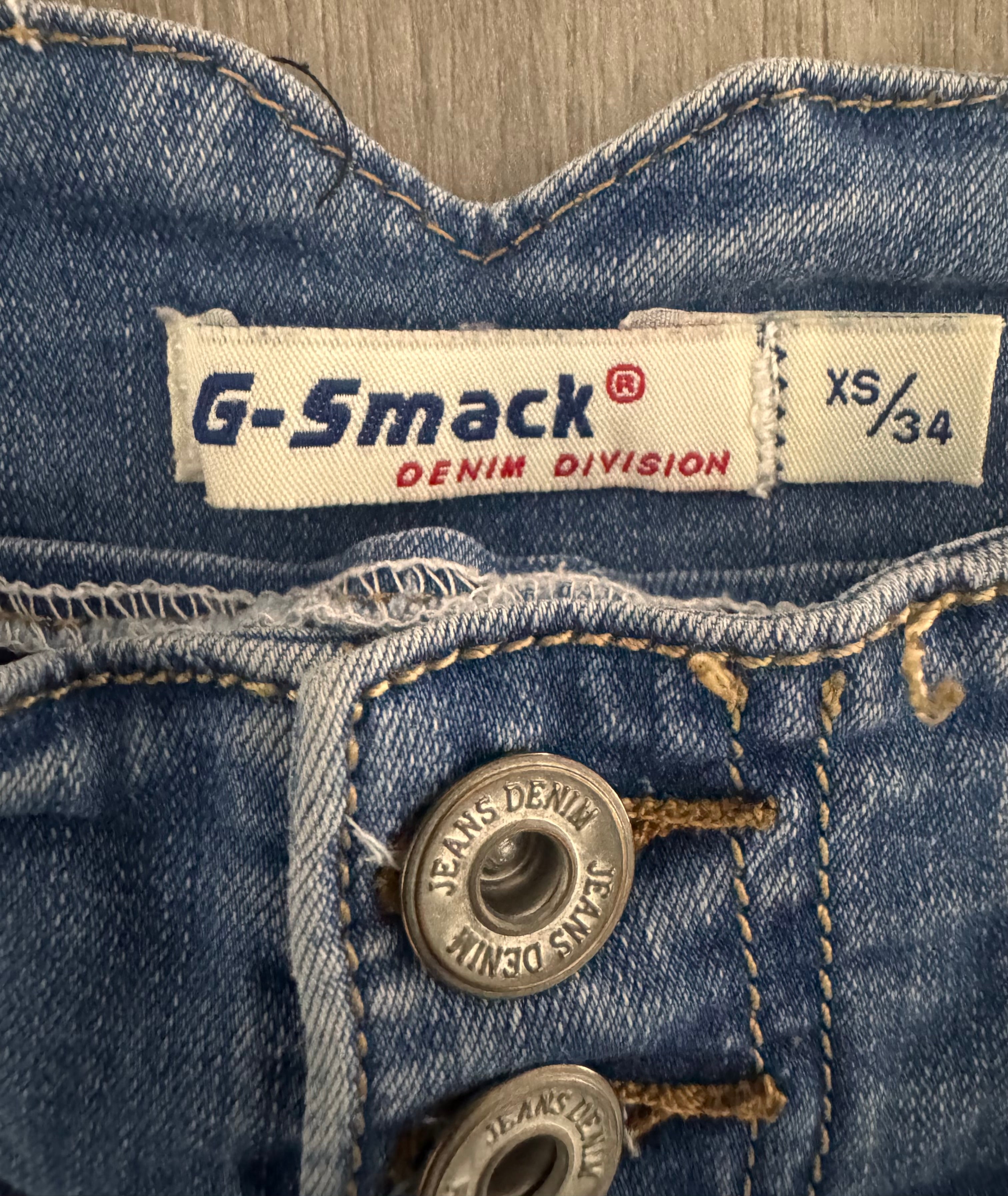 Short en jean taille haute G-Smack – Taille XS (34)