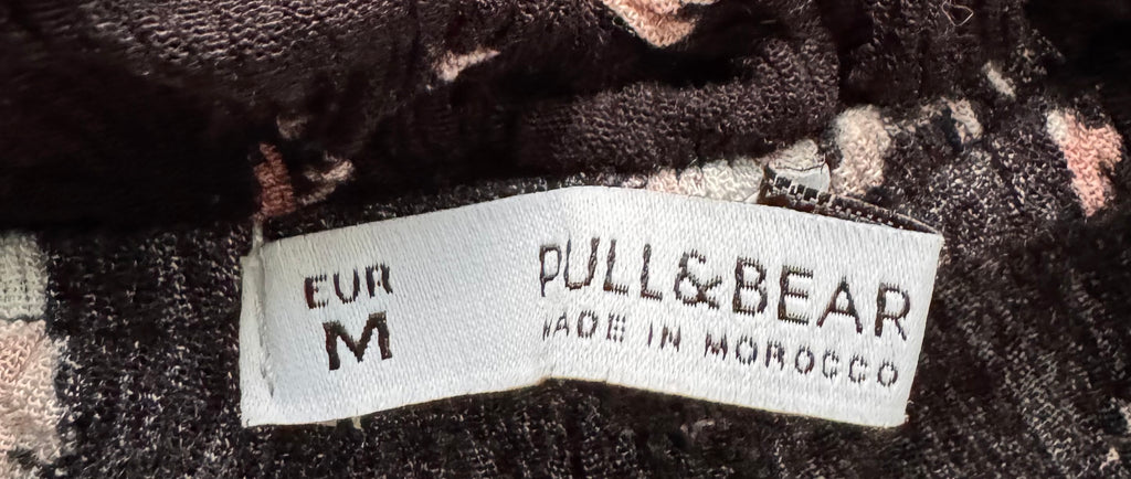 Combi-short fleuri noir – Pull&Bear – Taille M