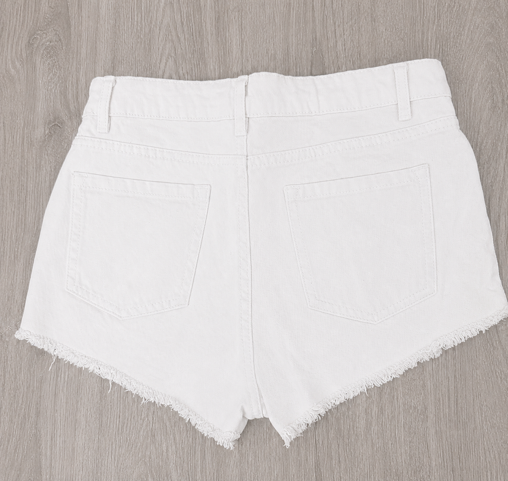 Short en jean blanc JENNYFER – Taille 34