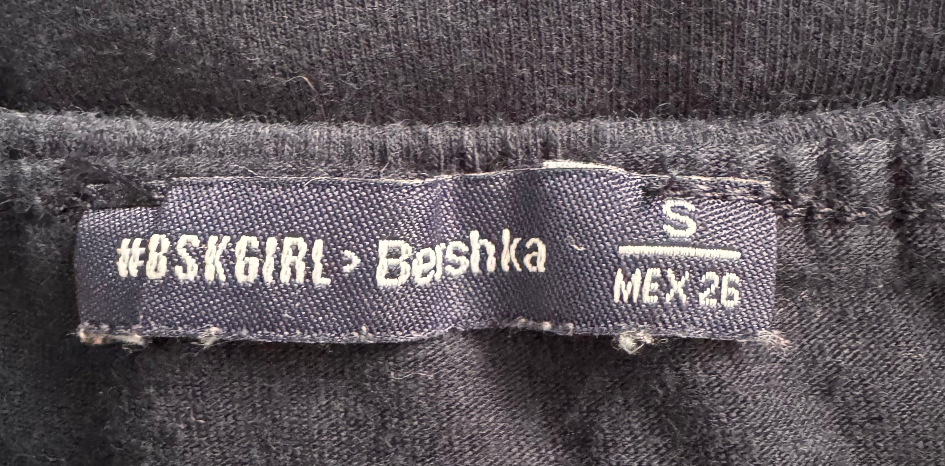 Crop top bleu marine Bershka – Taille S