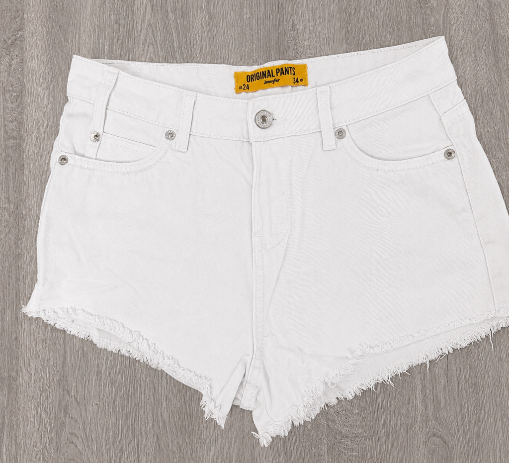 Short en jean blanc JENNYFER – Taille 34
