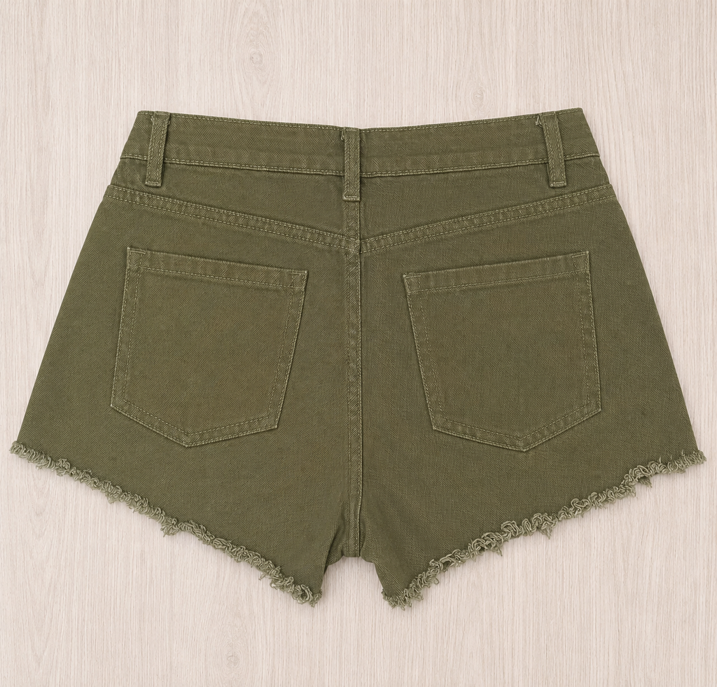 Short en jean kaki Jennyfer – Taille 34