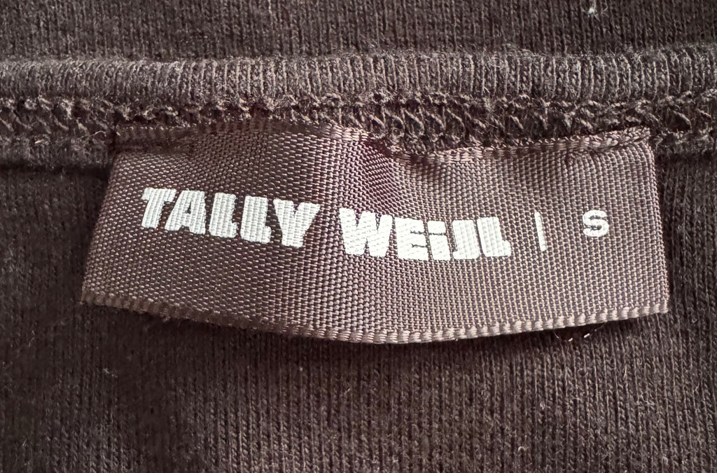 Crop top noir Tally Weijl – Taille S