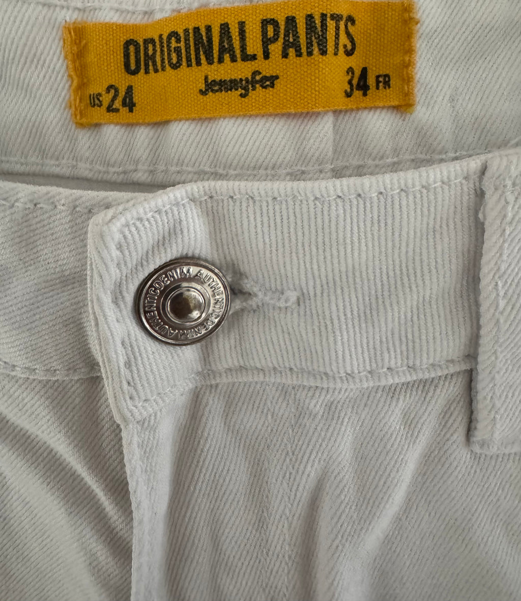 Short en jean blanc JENNYFER – Taille 34