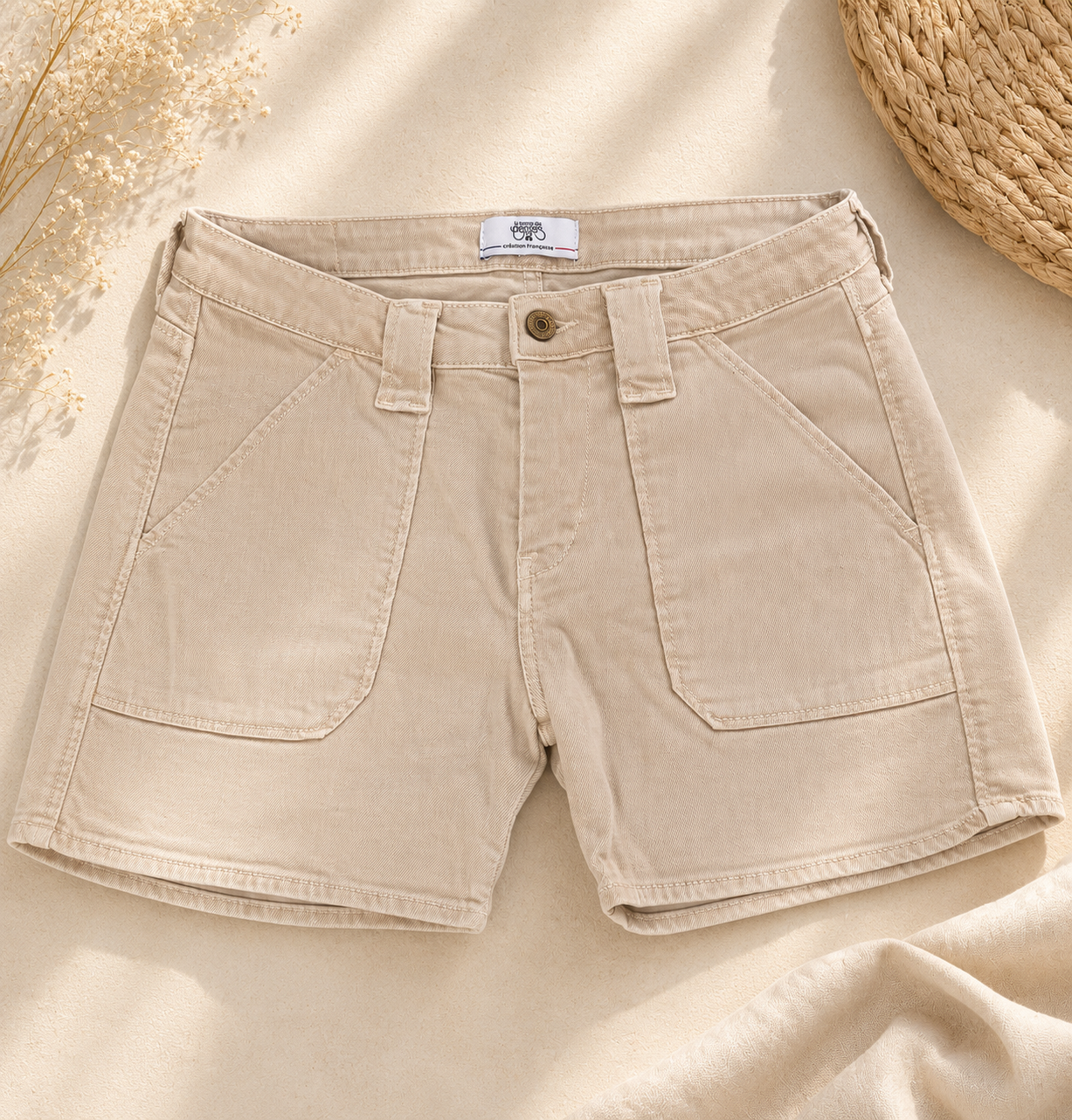 Short beige Le Temps des Cerises – Taille 25