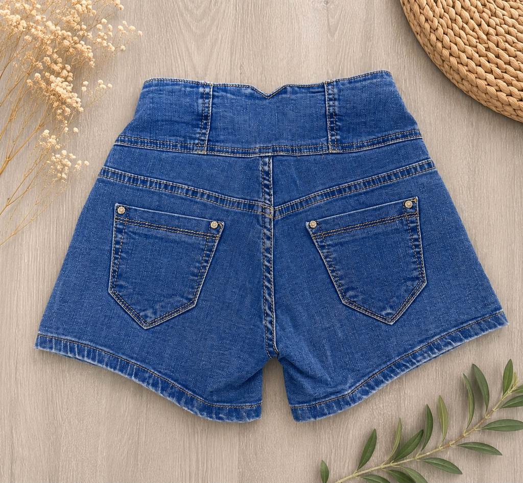 Short en jean taille haute G-Smack – Taille XS (34)