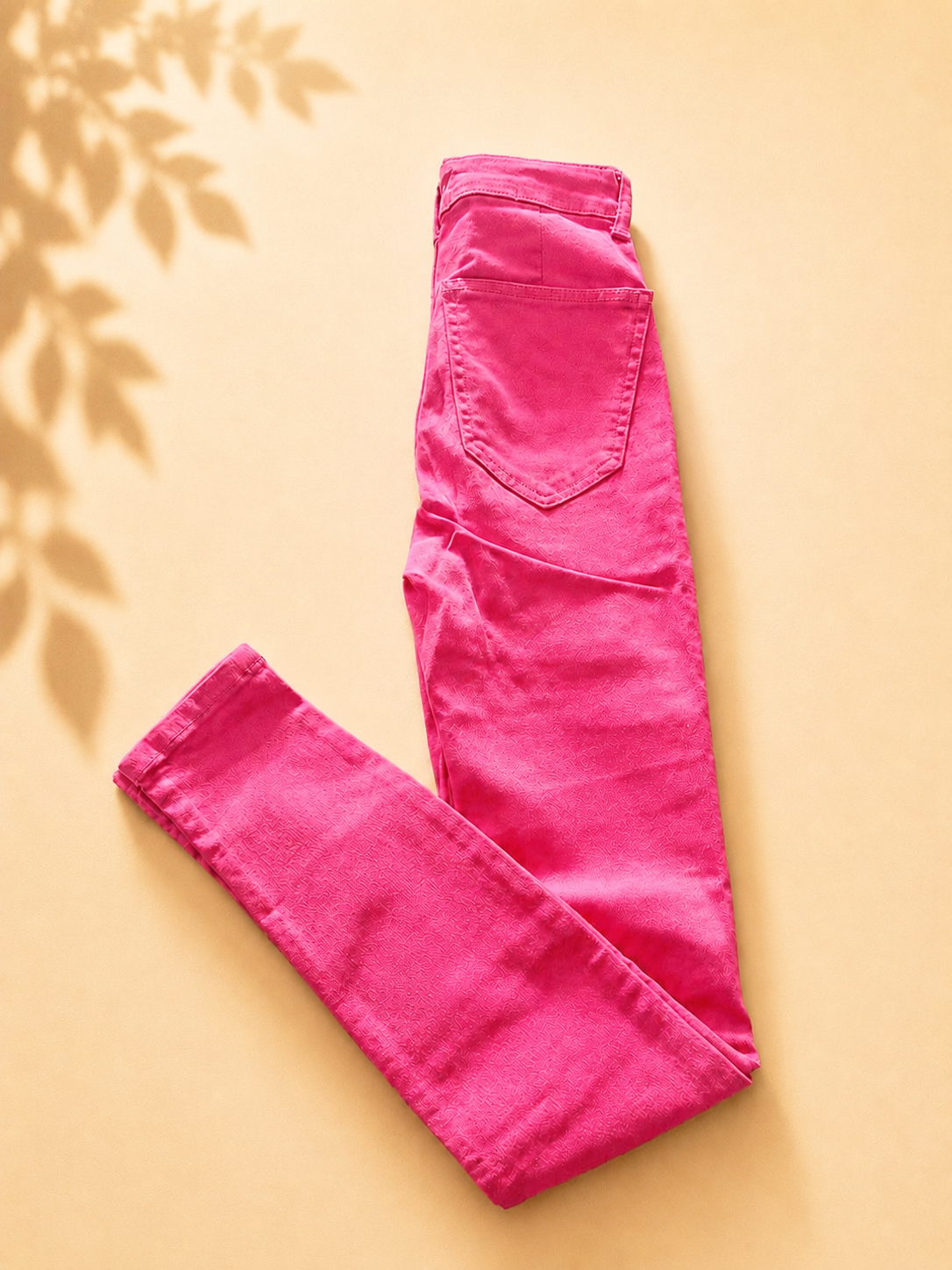 Pantalon skinny Zara rose fuchsia – Taille 32