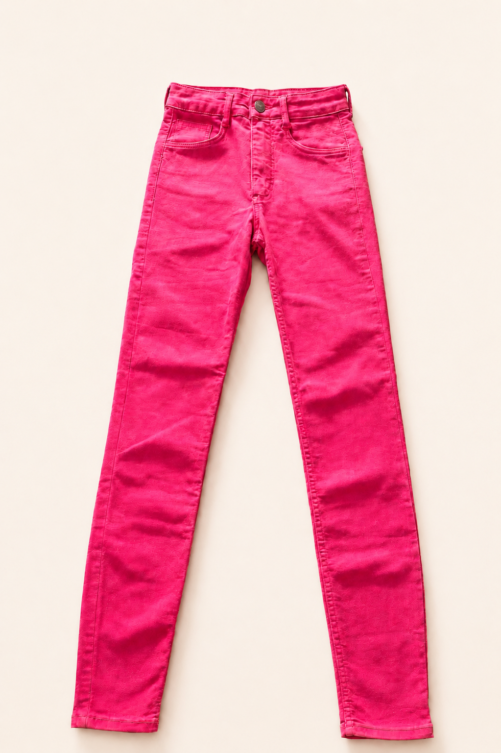 Pantalon skinny Zara rose fuchsia – Taille 32