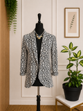Blazer imprimé noir & blanc – Taille M