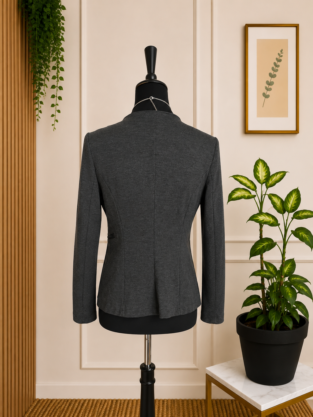 Veste fluide gris anthracite – La Fée Maraboutée – Taille 1