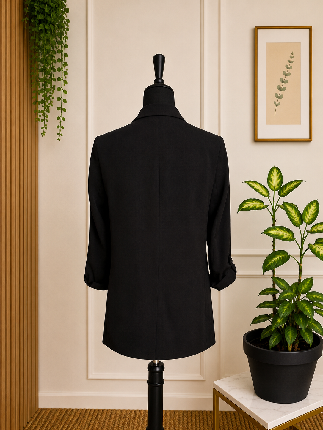 Blazer noir fluide – Primark Cares – Taille 40