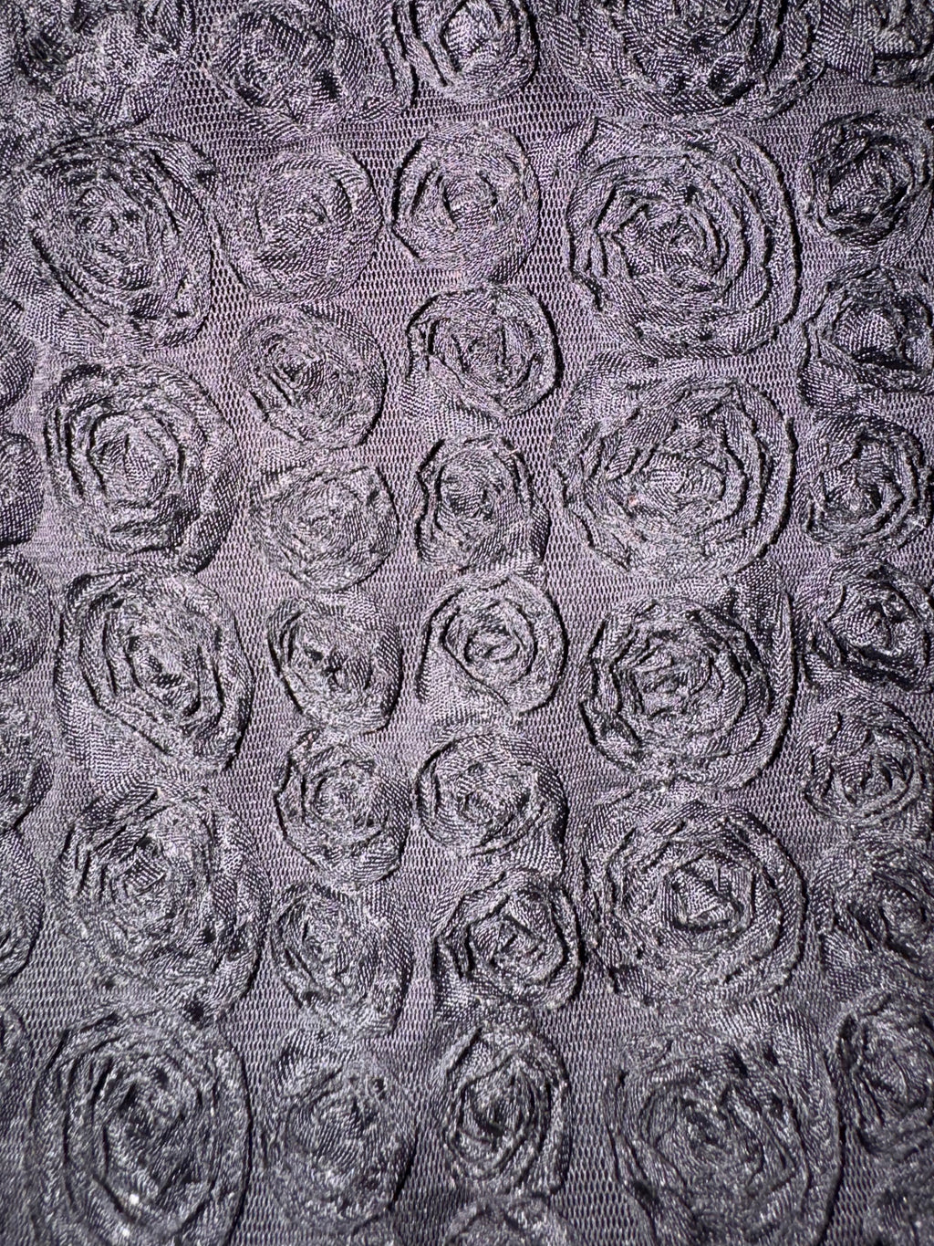 Robe noire texturée à fleurs – Tey Woman