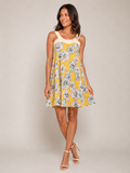 Robe trapèze fleurie en coton – Style