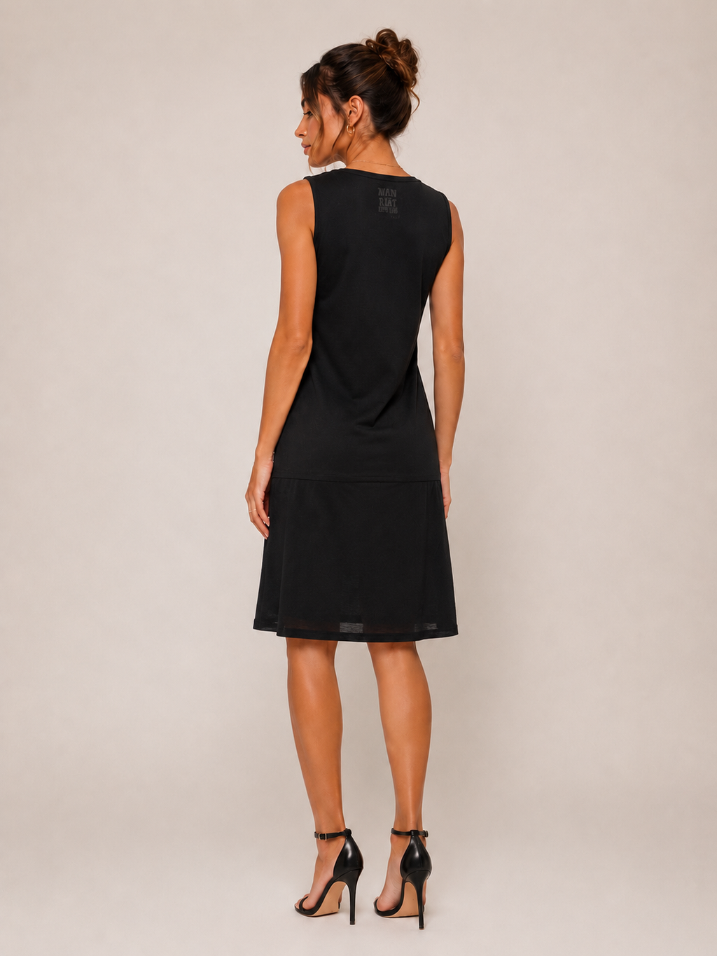 Robe noire imprimé ethnique – WALK AND TALK