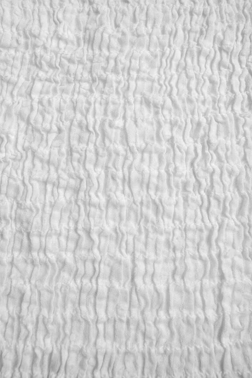 Petit haut blanc smocké – DIVA