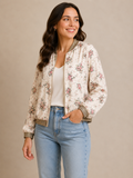 Veste bomber fleurie – Emma Ella Paris – Taille M