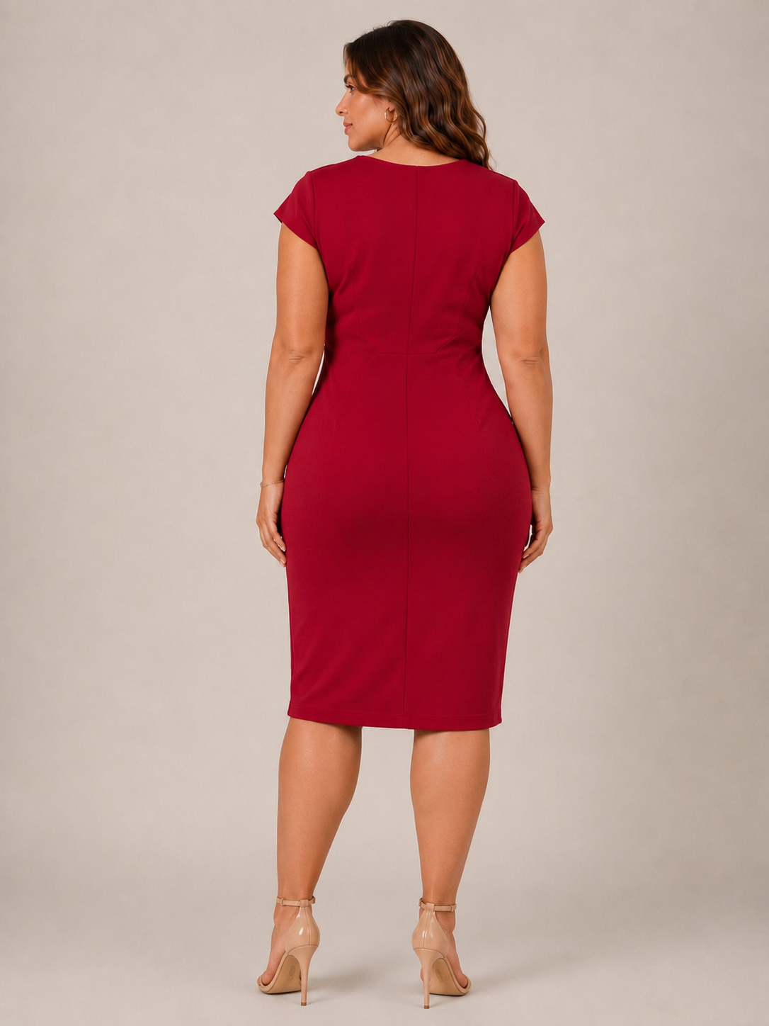 Robe rouge élégante LH by La Halle – Taille 42