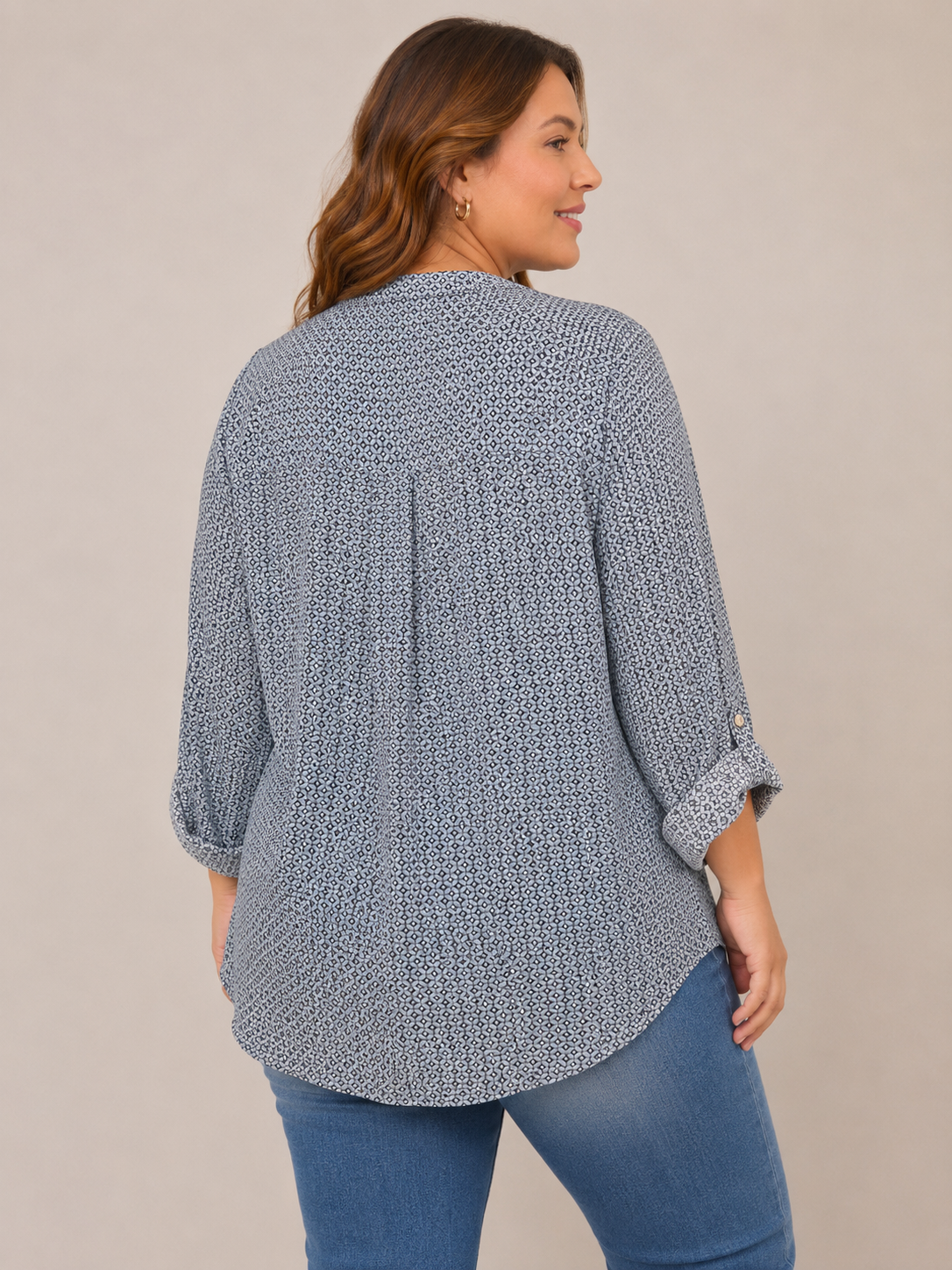 Blouse fluide imprimée – Taille 44