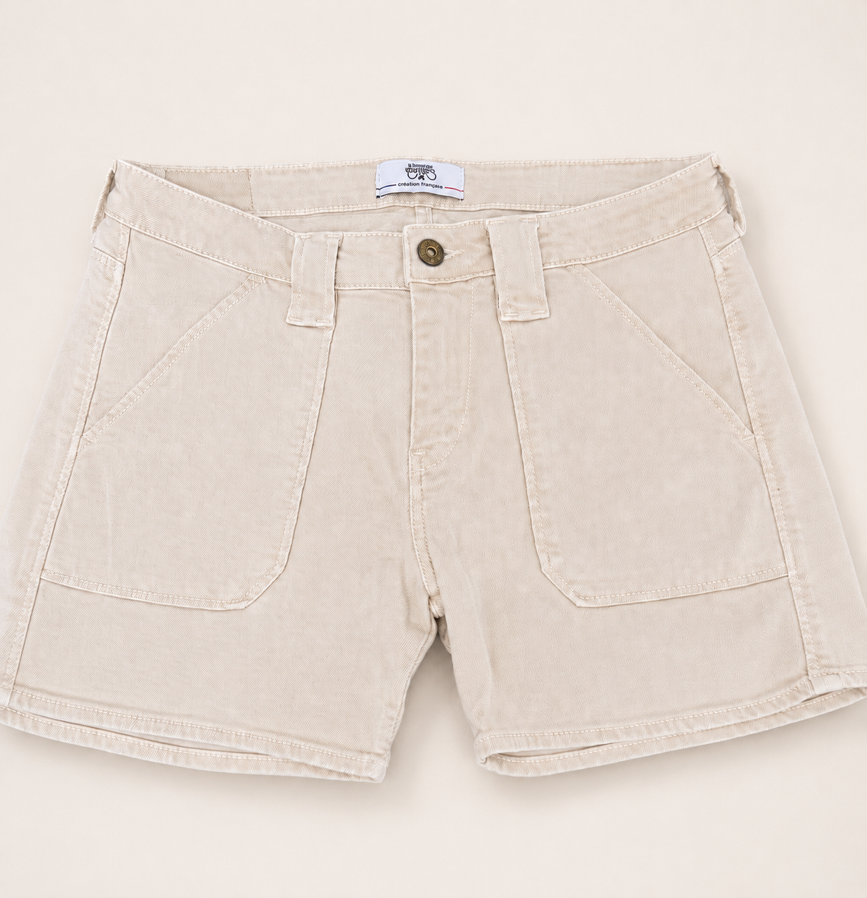 Ensemble ICONIC léopard & short beige Le Temps des Cerises