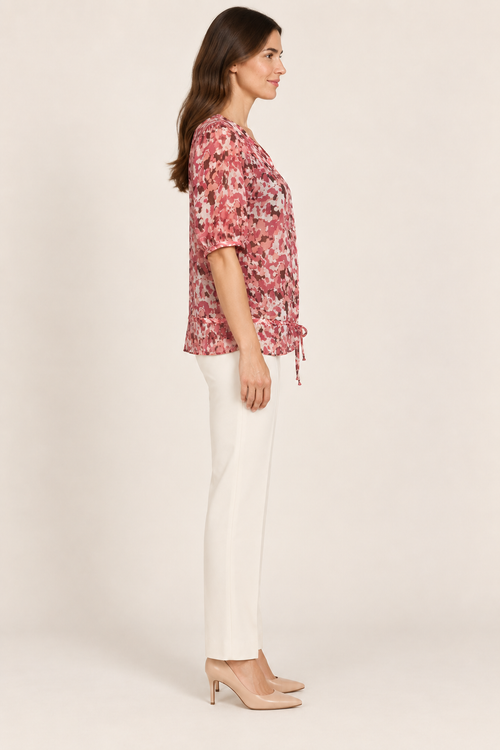Blouse fluide imprimée Daxon – Taille 38