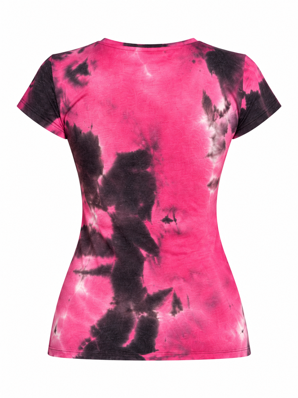 Haut imprimé rose et noir à strass Toumaï – Taille 2