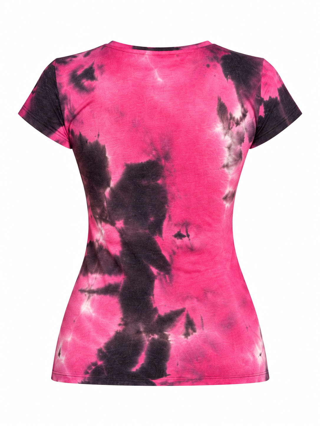Haut imprimé rose et noir à strass Toumaï – Taille 2